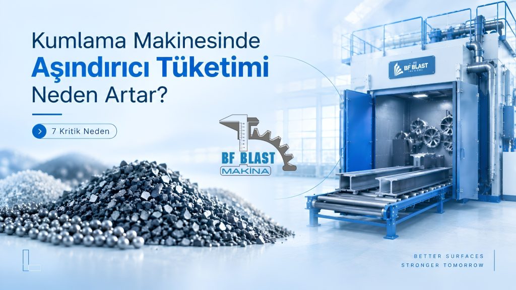 Kumlama Makinesinde Aşındırıcı Tüketimi Neden Artar? 7 Kritik Neden